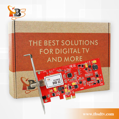 TBS6922SE DVBS2 TV Tuner PCIe Card Internal TV Tuner Card for PC